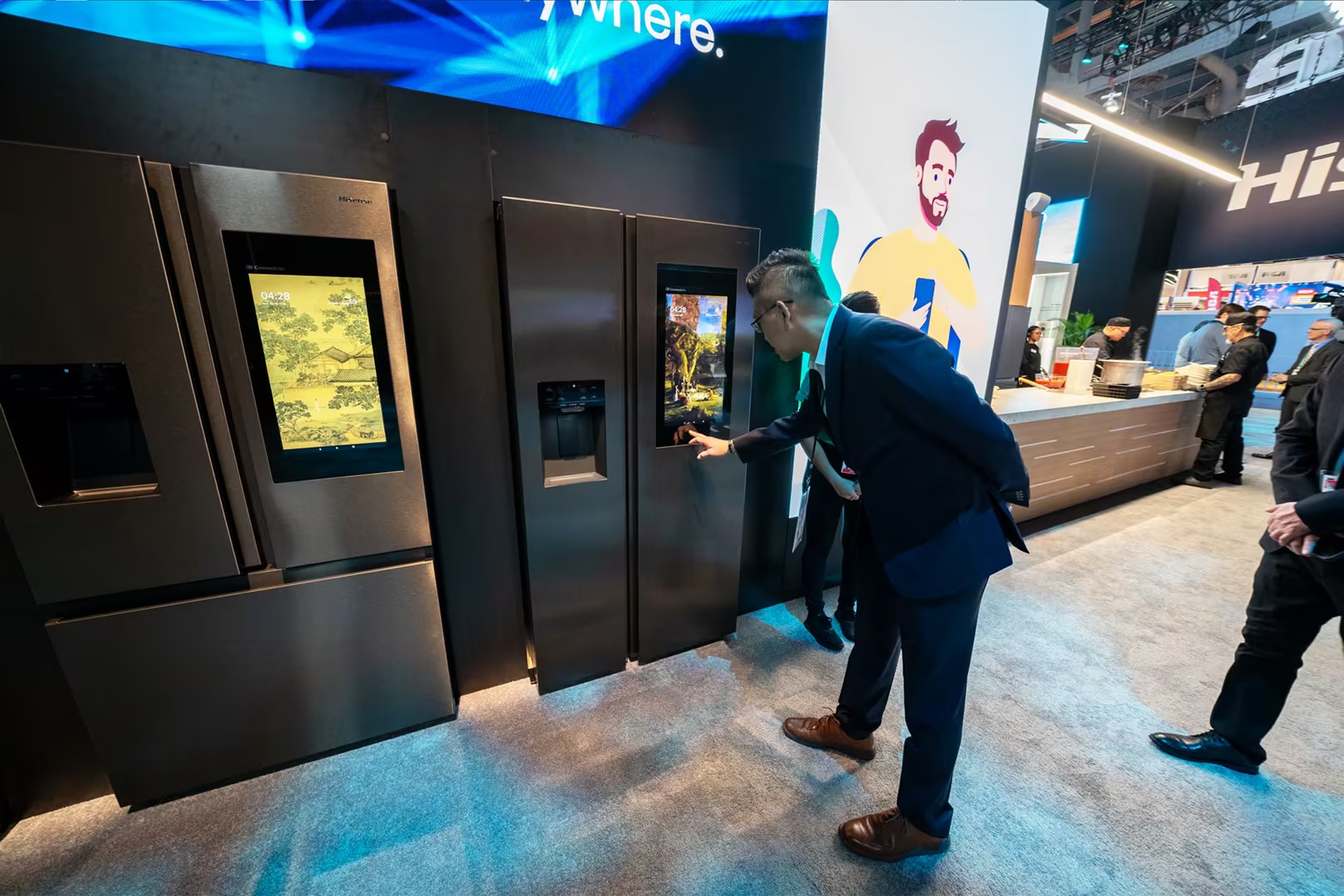 点：海信冰箱AI智能厨房新标杆！爱游戏ayxCES 2025看(图4)